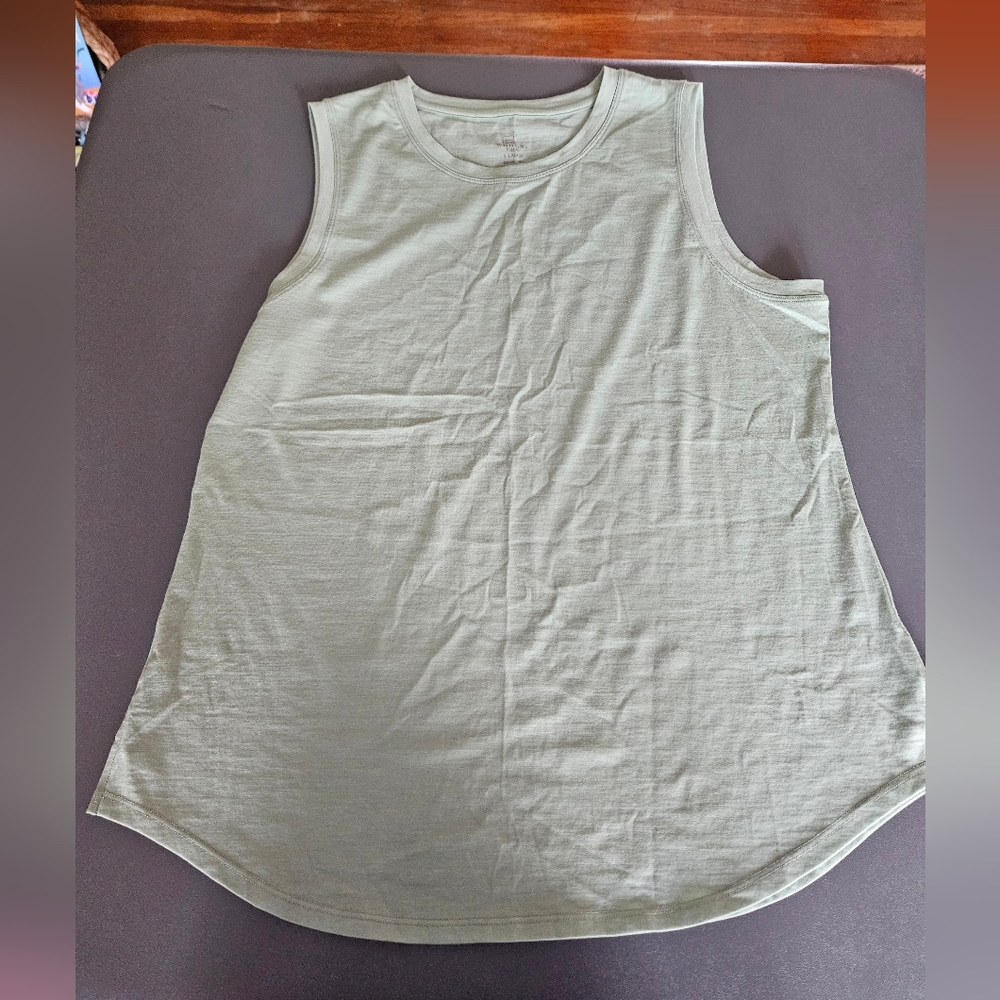 WOOLX Bella Tunic Top All Seasons Sleeveless Tank Duralite Merino Wool Blend XL